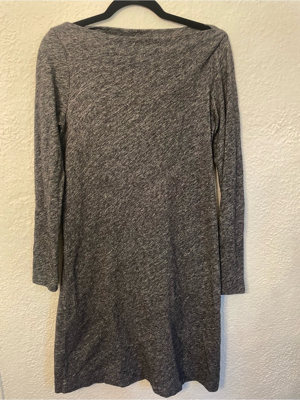Eileen Fisher Organic Cotton-Wool Sweater Dress Sz S lagenlook quiet luxury cozy